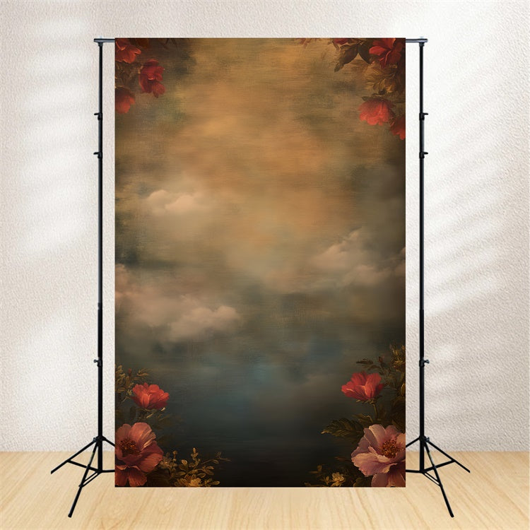 Toile de fond Portrait Ciel Pétales Baroque Vidéo LXX57-278