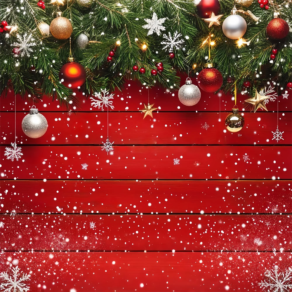 Toile de fond Bois Planches Étincelantes Noël LXX57-300