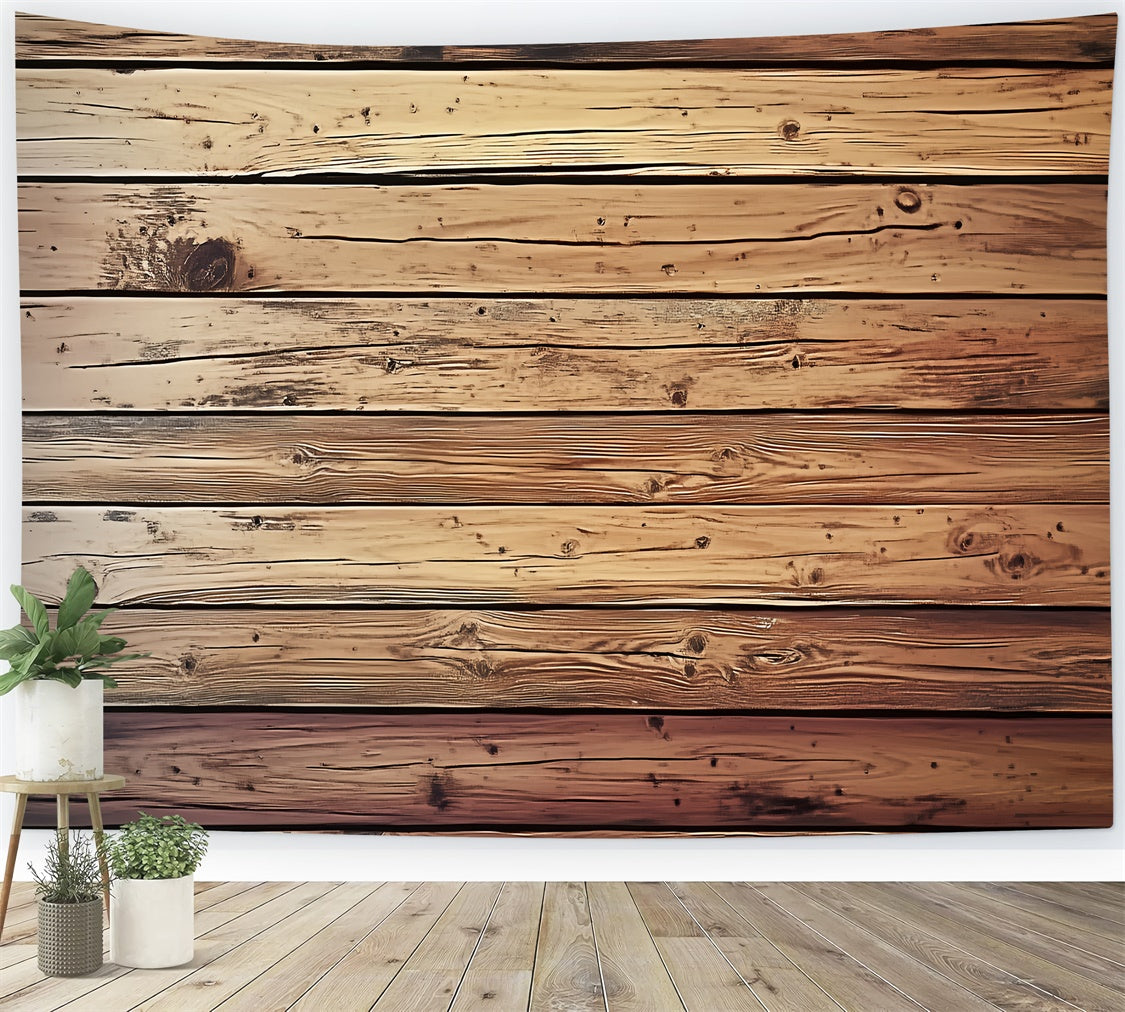 Toile de fond Bois Studio Lattes de Pin Noueux LXX57-315