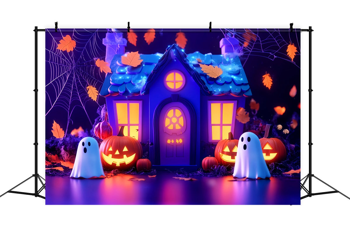 Toile de fond Photo Halloween Maison Enchantée Mignonne LXX57-83