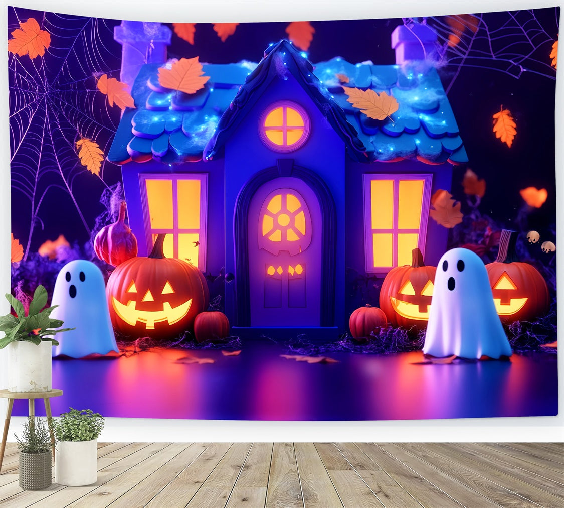 Toile de fond Photo Halloween Maison Enchantée Mignonne LXX57-83