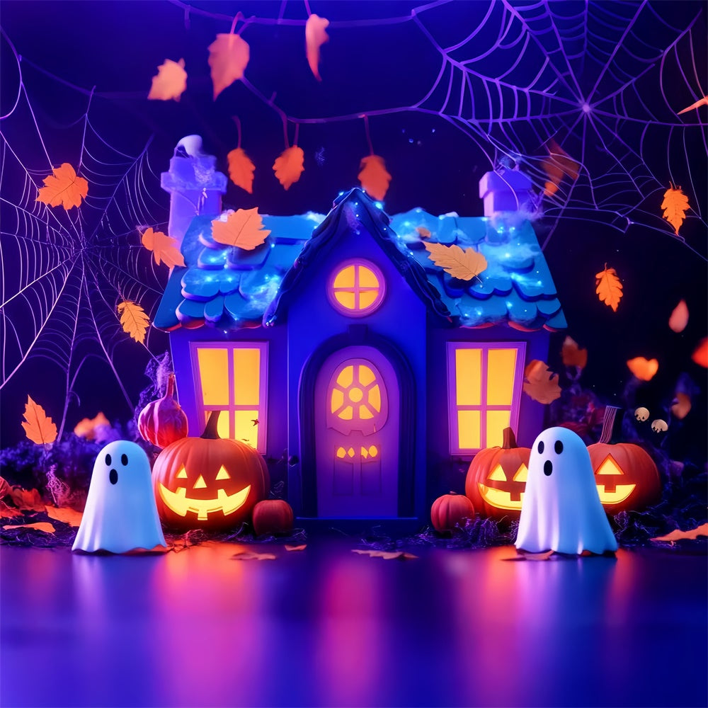 Toile de fond Photo Halloween Maison Enchantée Mignonne LXX57-83