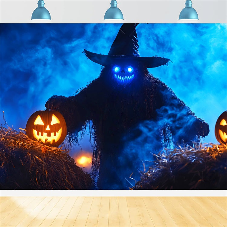Toile de fond Photo Halloween Sorcière de Paille Sinistre LXX57-89
