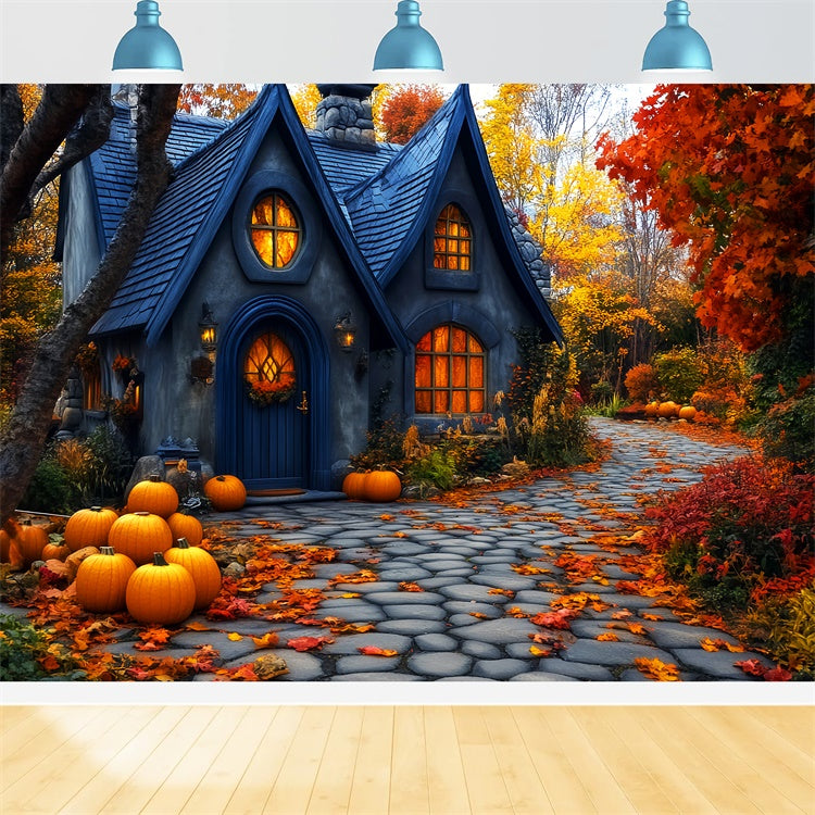 Toile de fond Halloween Sentier Magique d’Automne LXX57-92