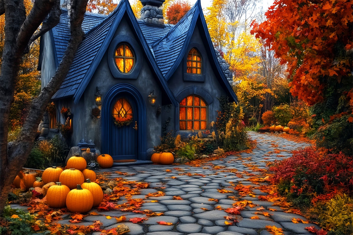Toile de fond Halloween Sentier Magique d’Automne LXX57-92