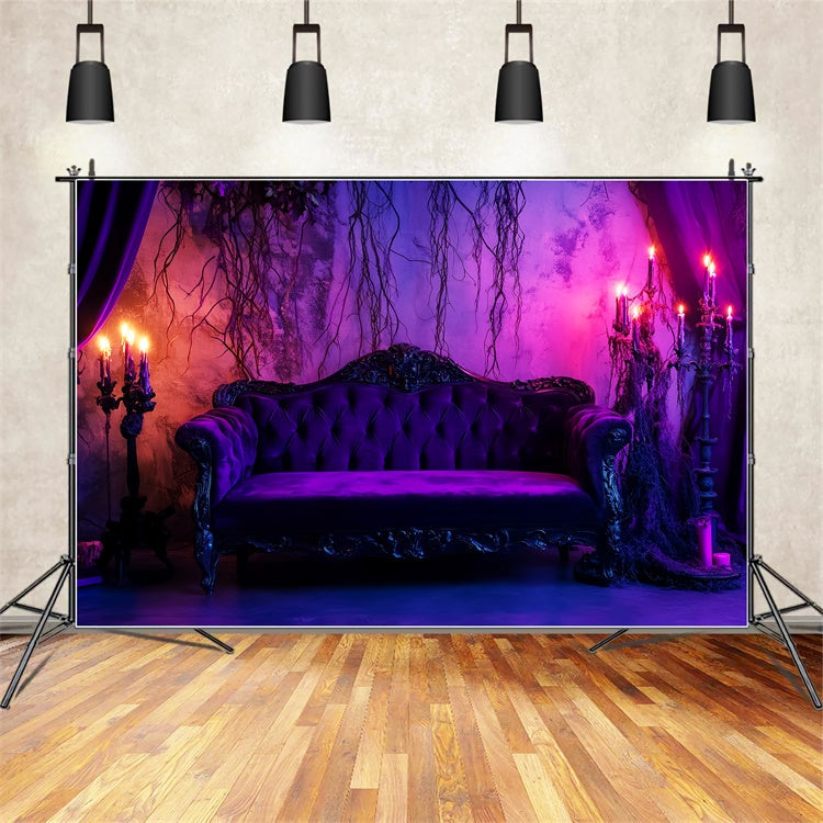 Toile de fond Halloween Salon Hanté Glamour LXX57-98