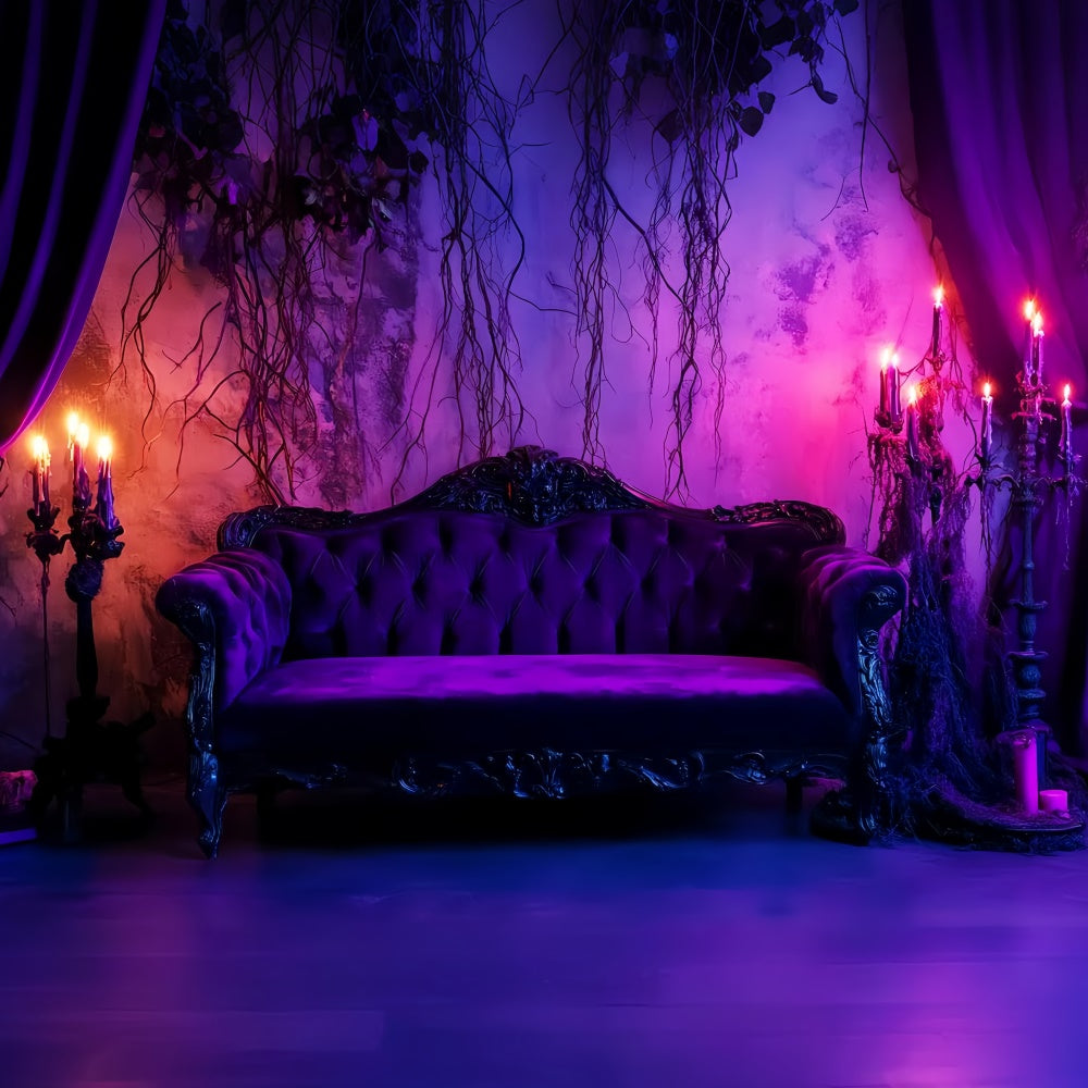 Toile de fond Halloween Salon Hanté Glamour LXX57-98