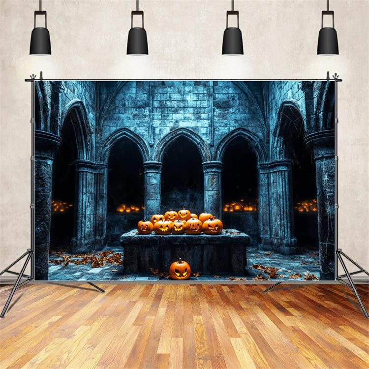 Toile halloween Crypte de Pierre Hantée LXX58-11