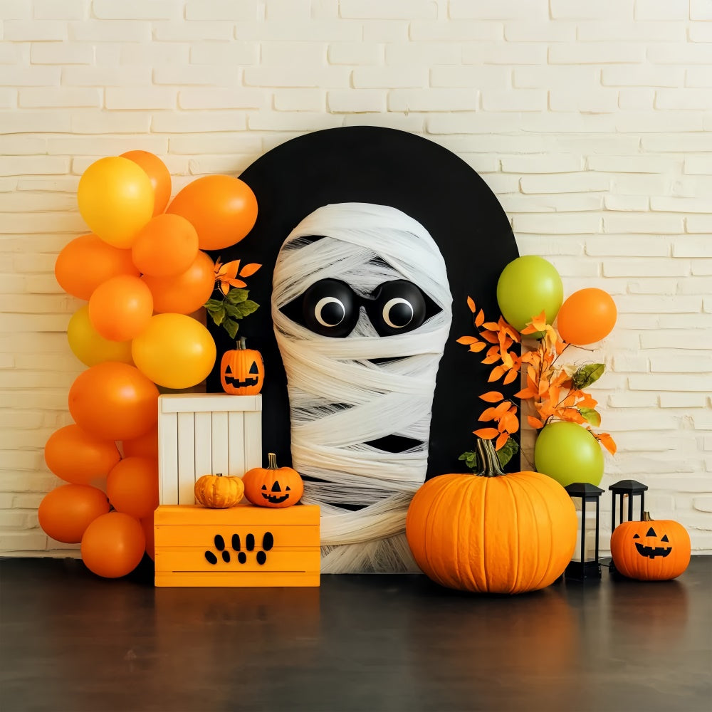 Toile halloween Momie Ballons Fête LXX58-3