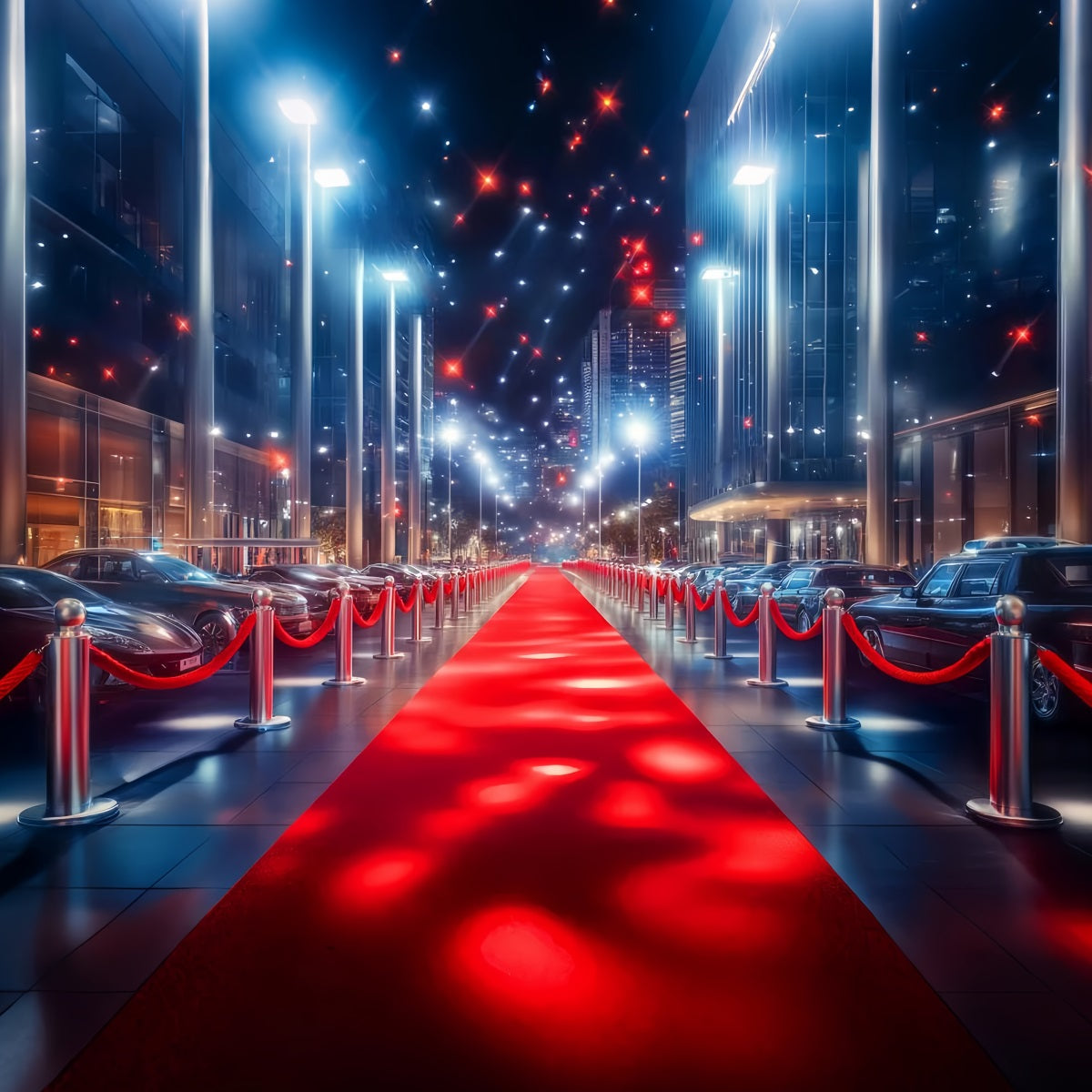 Toile de fond Tapis Rouge Entrée Luxe Centre-Ville LXX58-327