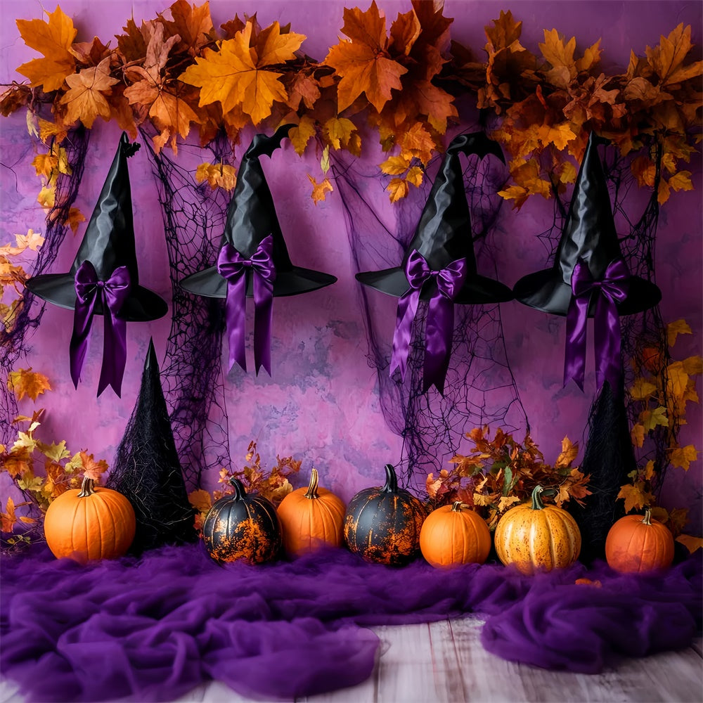 Fond photo halloween Rubans Sorcière Enchantée LXX58-41