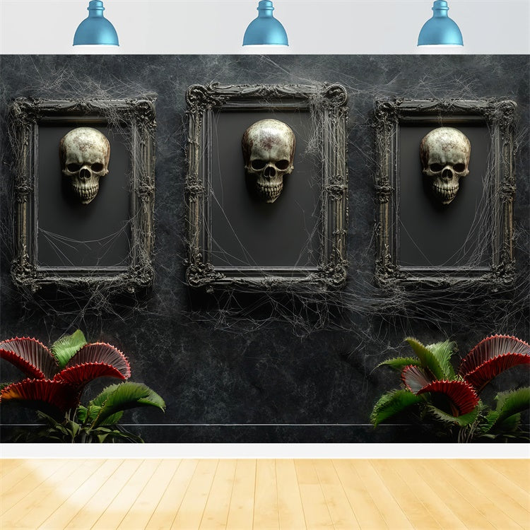Fond de photo halloween Galerie Crânes Gothiques LXX58-47