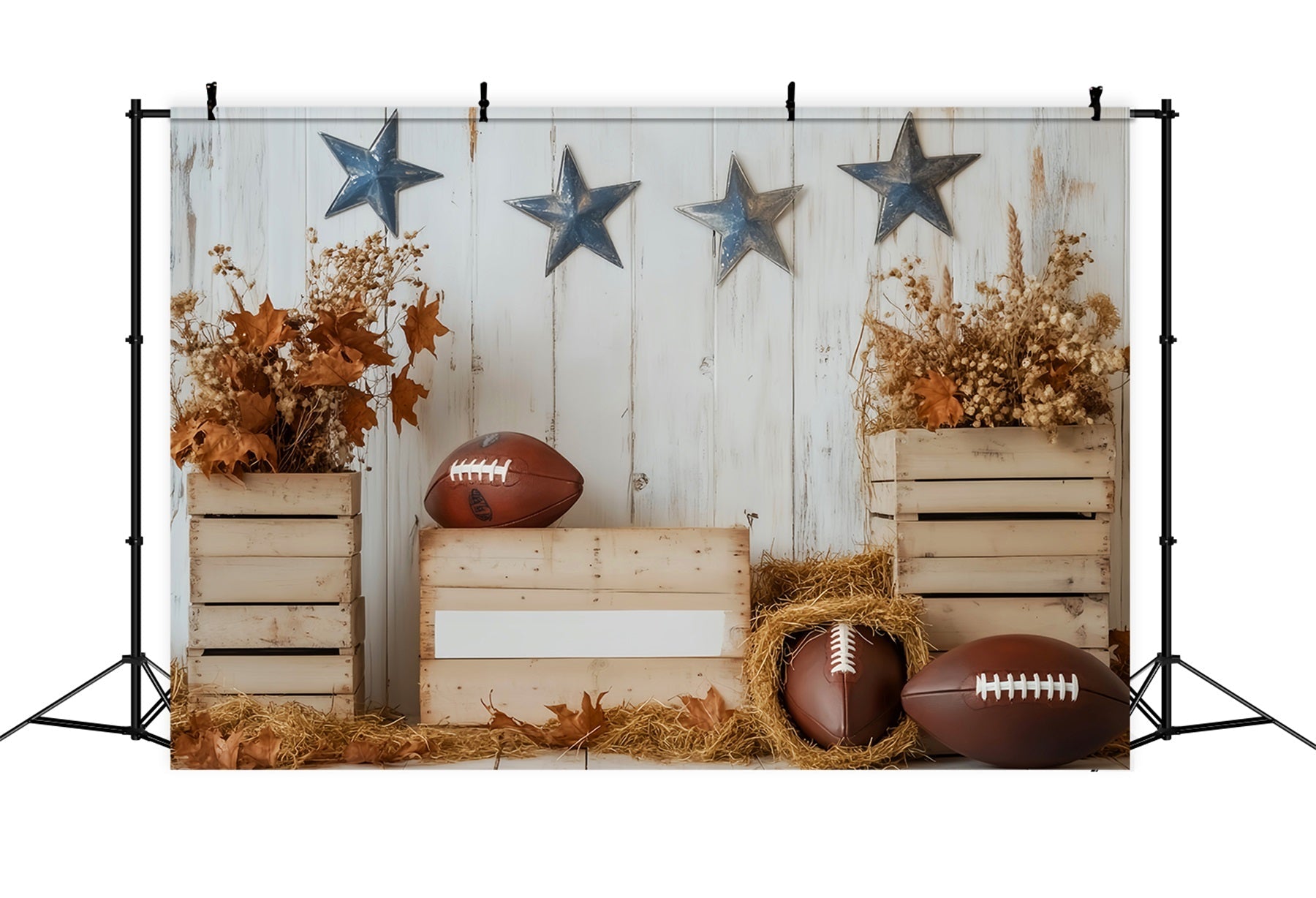 Fonds football Décoration rustique Football Automne Fonds sportifs LXX59-303