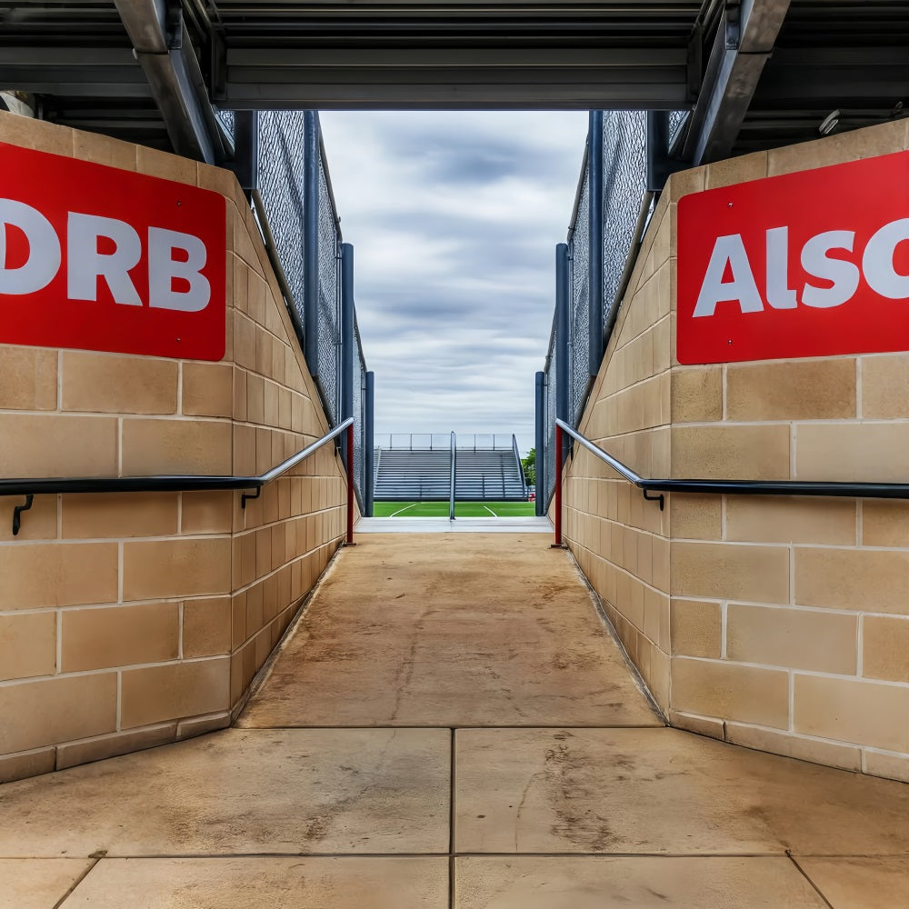 Fond sportif Tunnel en béton Entrée du stade Fonds sportifs LXX59-340