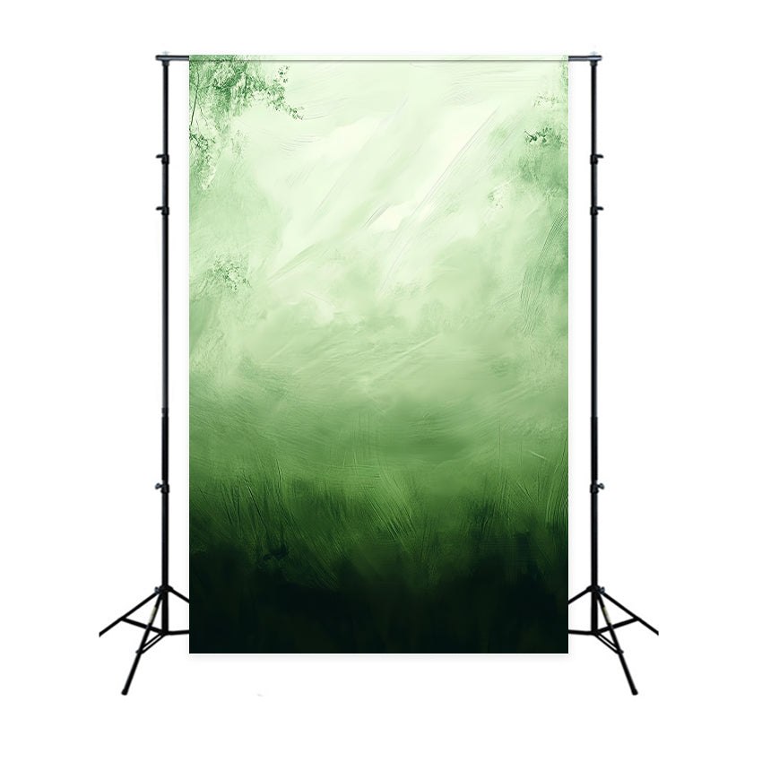 Fonds pour portraits photographiques Soft Mint Painterly Wash Fond photographique Vert LXX61-10