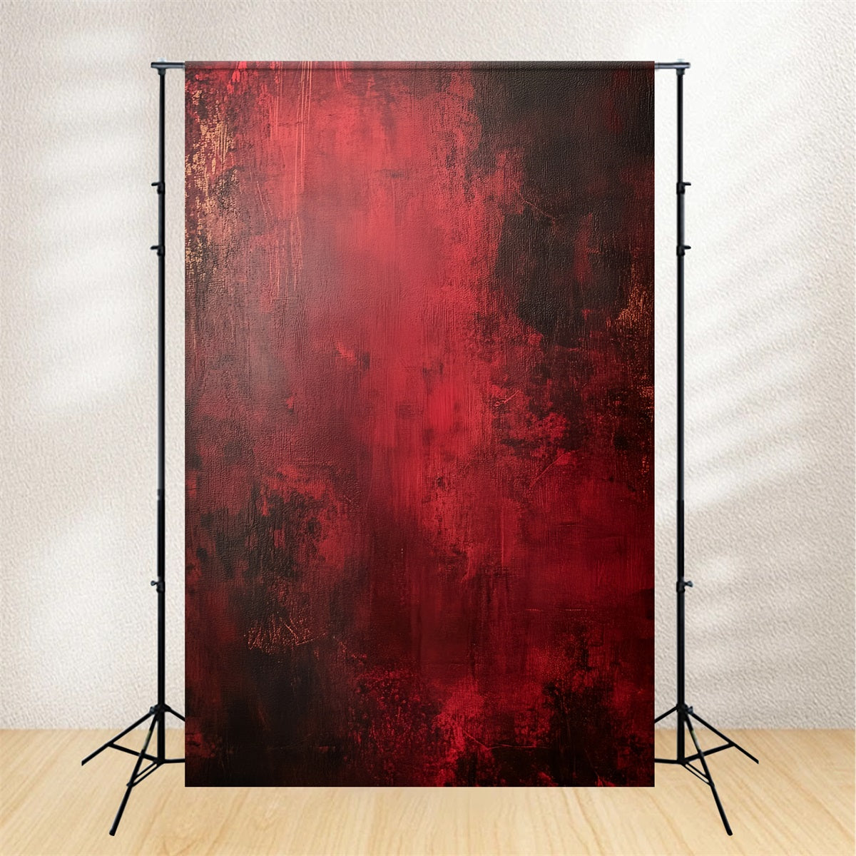 Fonds pour portraits Ombre cramoisie Texture abstraite Fond photographique rouge LXX61-17