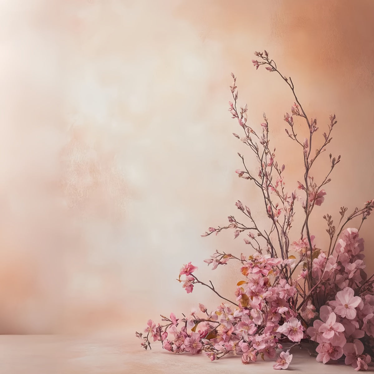 Toile de fond pour portraits photographiques Blush Cherry Blossom Toiles de fond pour portraits en studio LXX61-5
