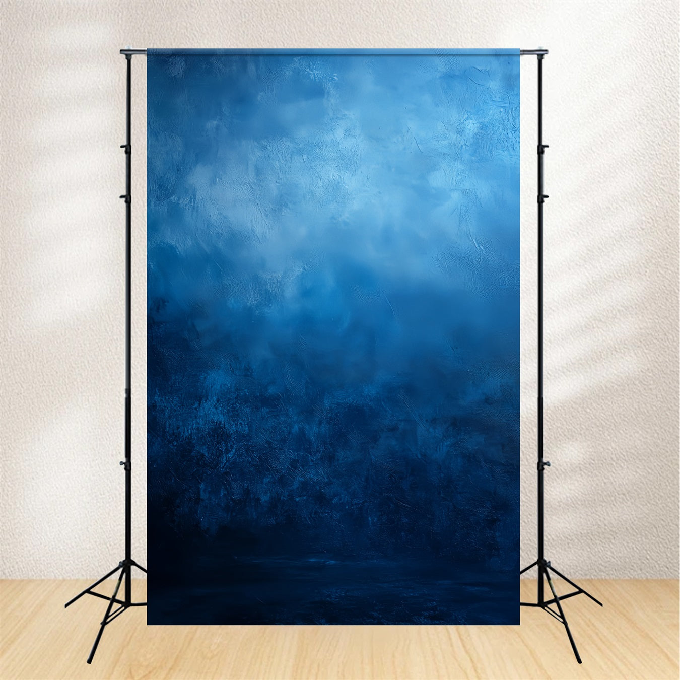 Fond pour portraits Deep Bleu Clouded Texture Fond pour portraits scolaires LXX61-7
