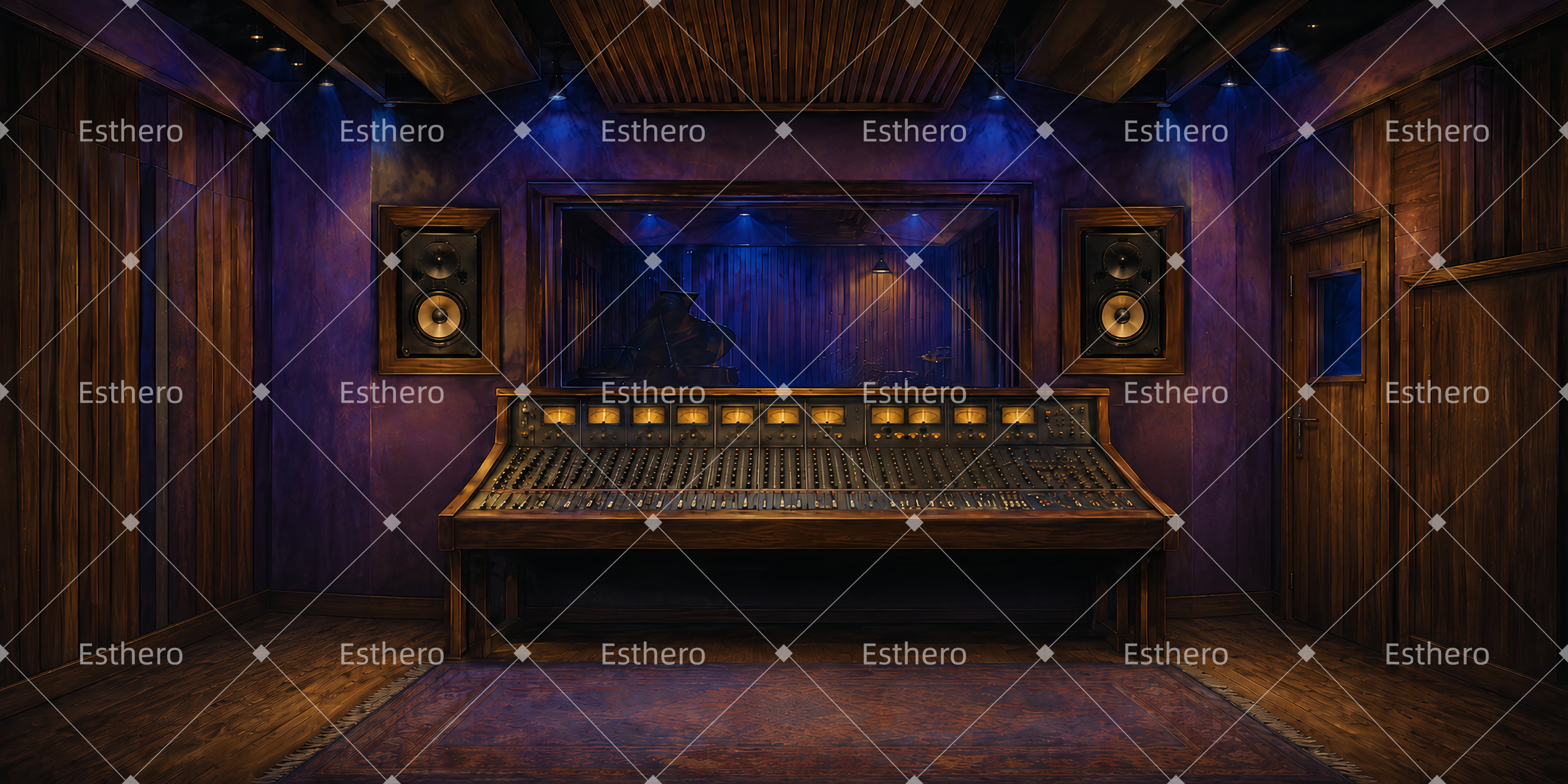 Décor de Comédie Musicale Studio d’Enregistrement Professionnel LXX66-T20