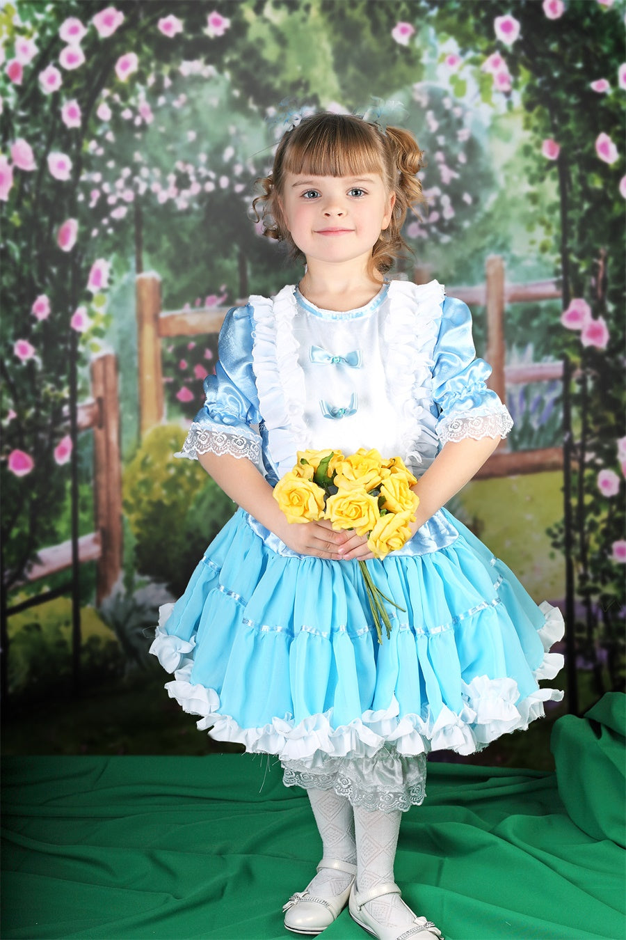 Printemps Peinture à l'huile Jardin Fantaisie Toile de fond M1-18