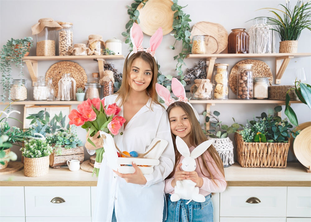 Printemps Tissage Décoration Verdure Fraîche Toile de fond M1-51