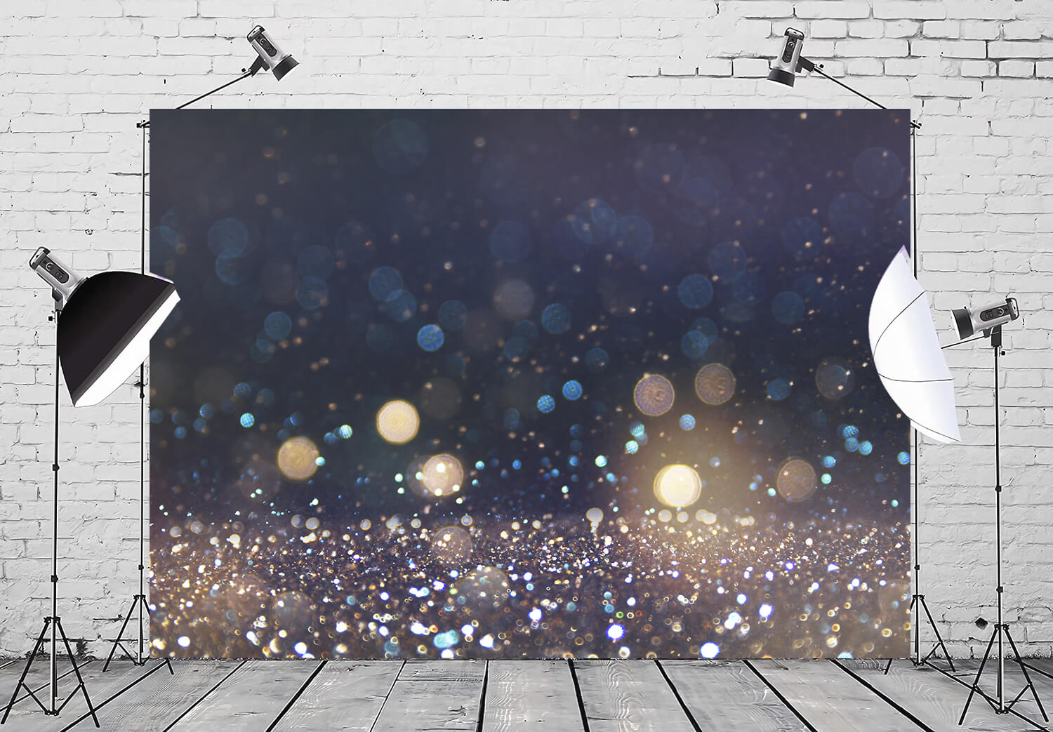 Blurry Paillettes Lumières Bokeh Toile de fond Photographie M10-75