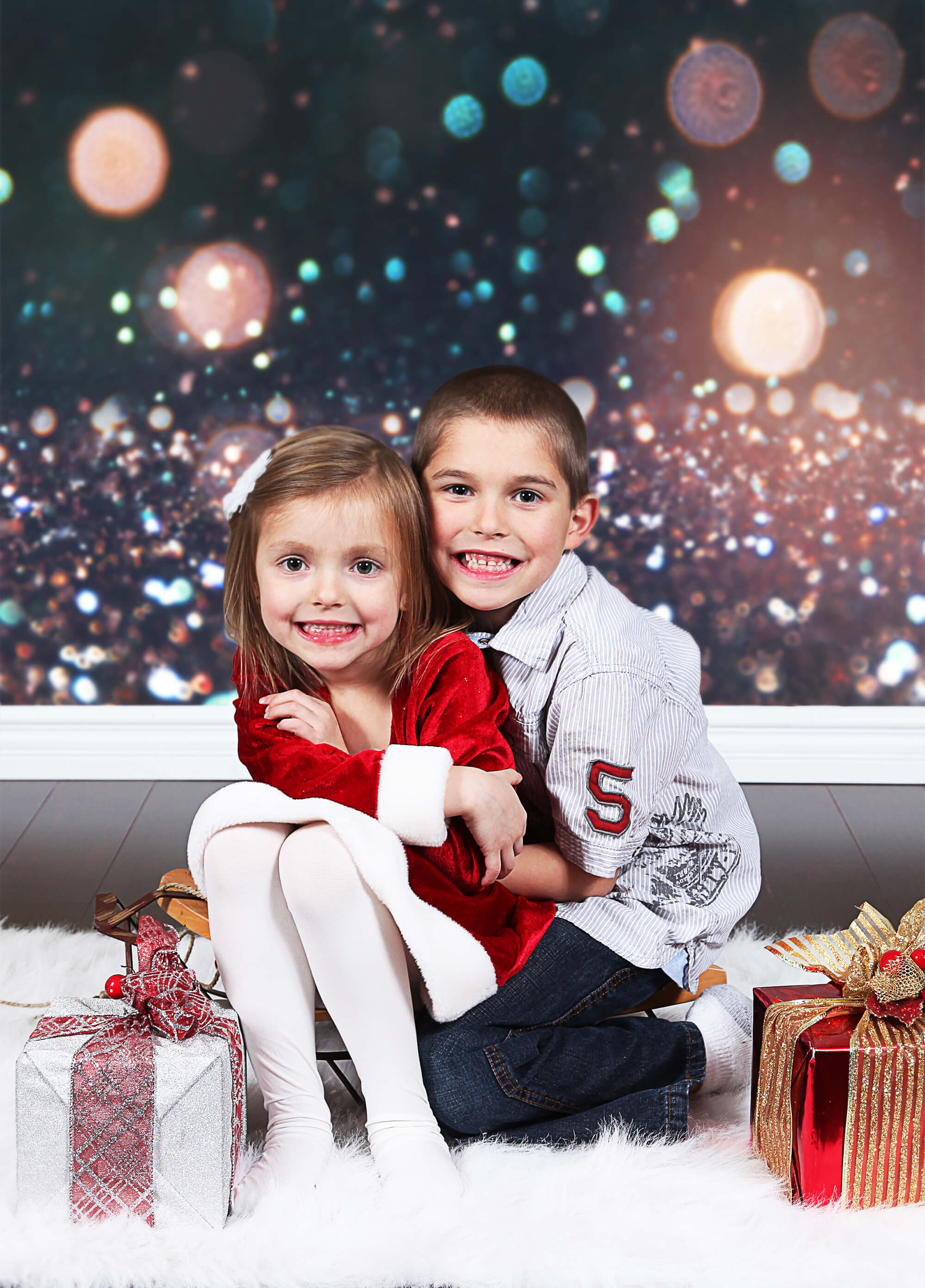 Blurry Paillettes Lumières Bokeh Toile de fond Photographie M10-75