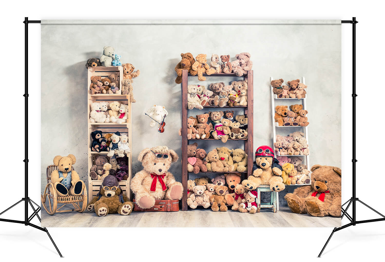 Jouets Oursons Poupées Enfants Toile de fond Photographie M11-09