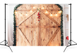 Noël Chambre à coucher Tête de lit en bois Toile de fond M11-32
