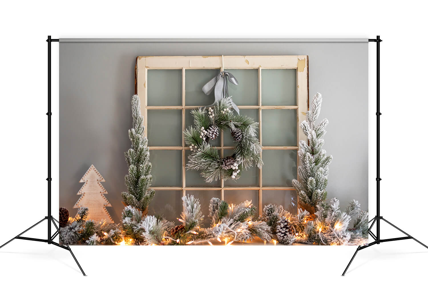 Guirlande de Noël Décoration Photographie Toile de fond M11-71