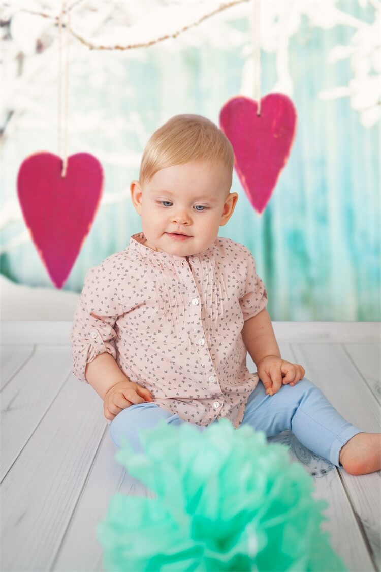 Hiver Neige Branche Arbre Suspension Amour Plaque en bois Toile de fond M12-08