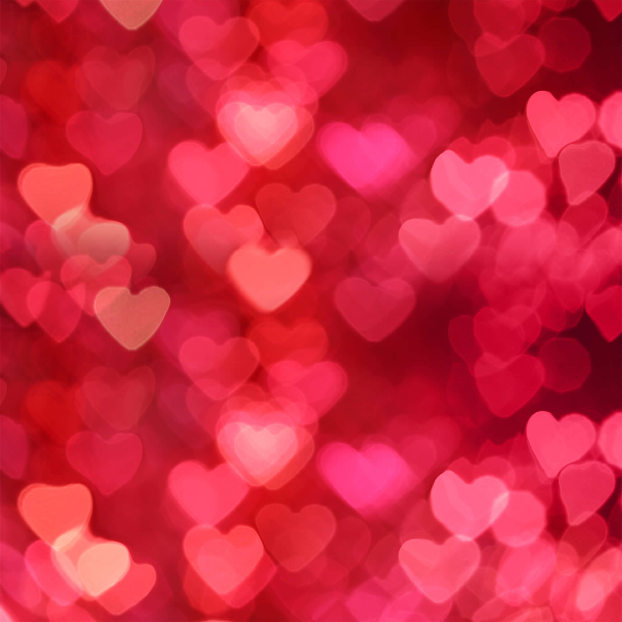 St Valentin avec Halo Rouge de Coeur Amour Romantique Toile de fond M12-09