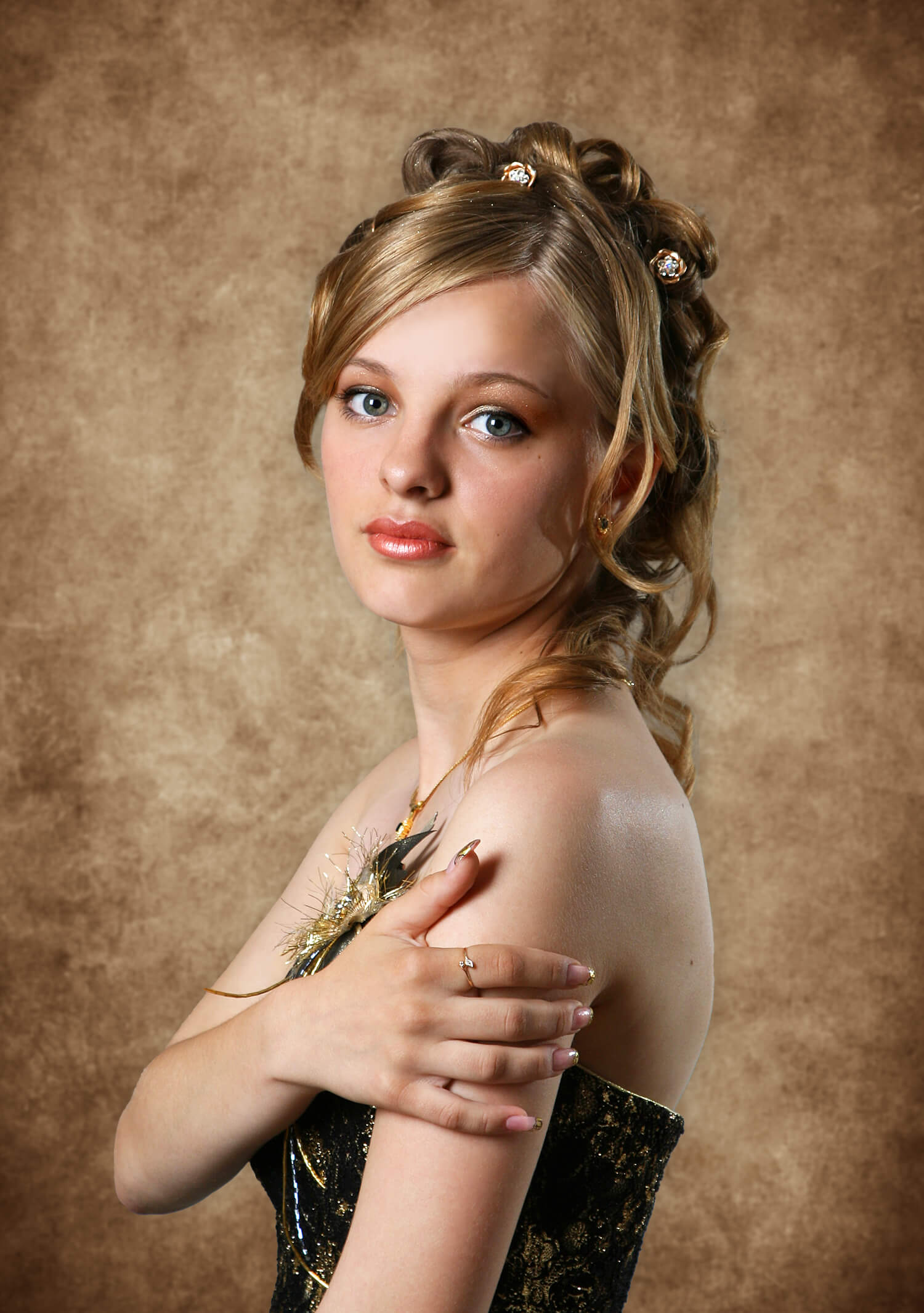 Toile de fond pliable Abstrait Marron foncé/Marron clair double face 5x6.5ft (1.5×2M) M12-77