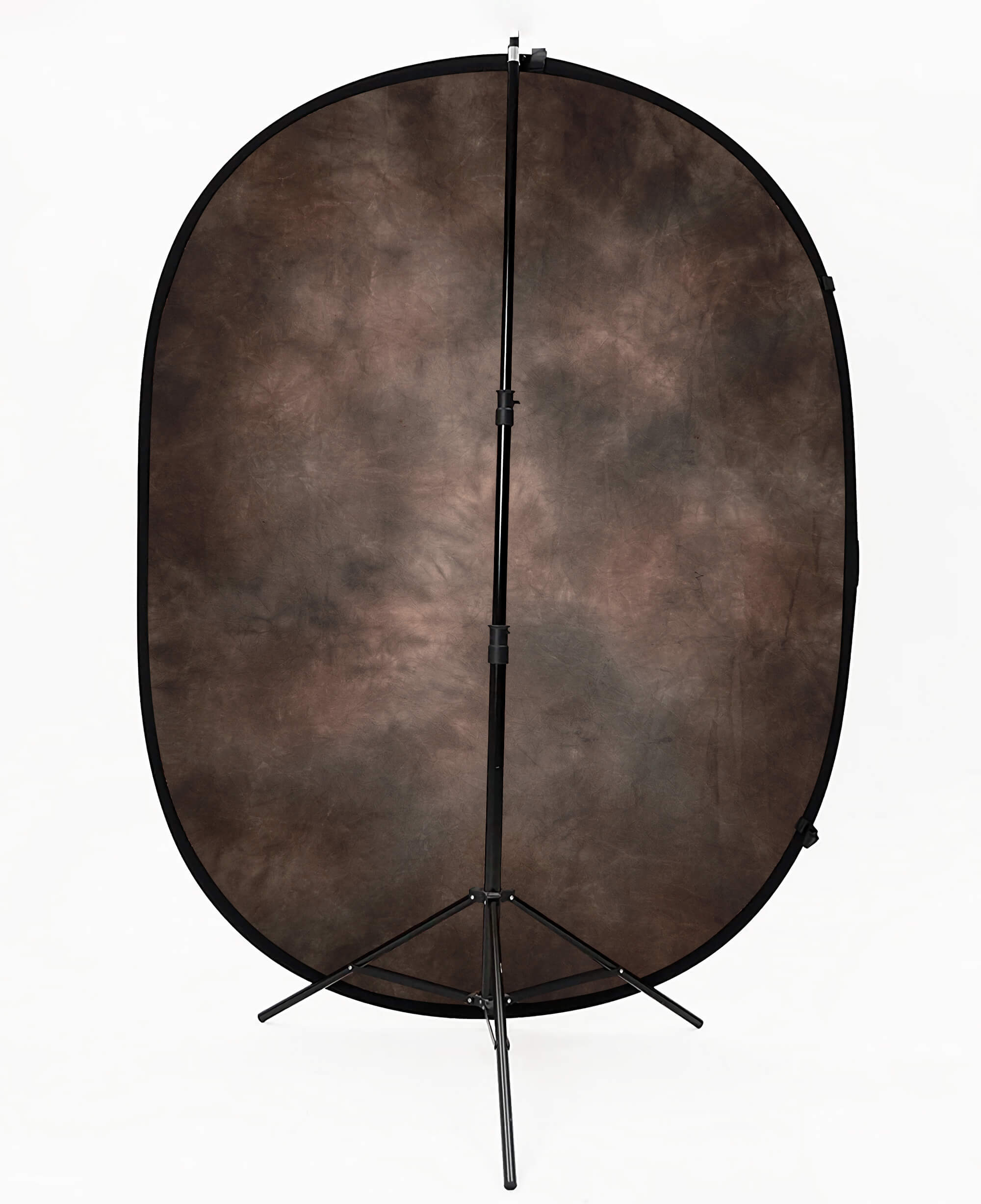 Toile de fond pliable Abstrait Marron foncé/Marron clair double face 5x6.5ft (1.5×2M) M12-77