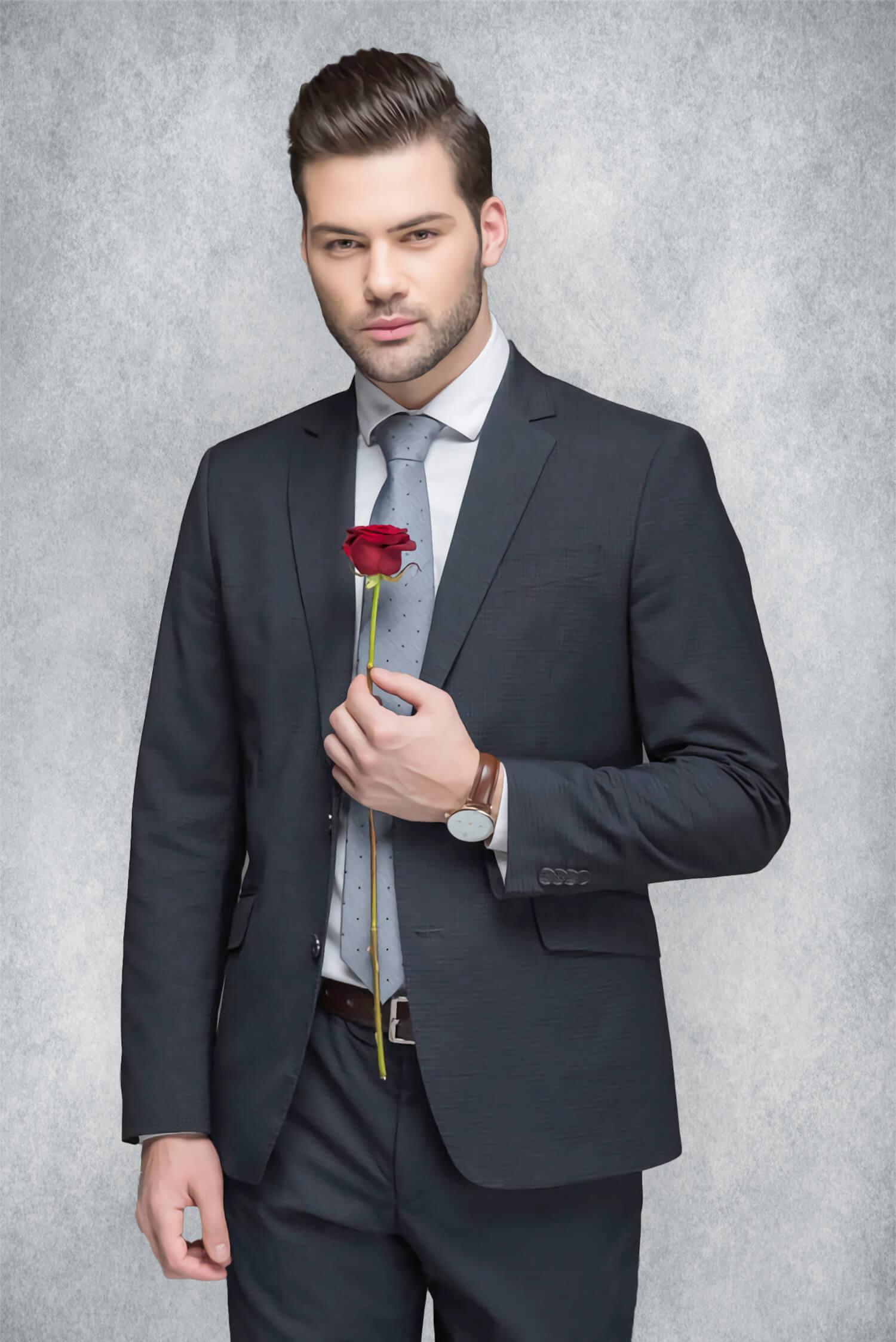 Toile de fond pliable Gris clair/Blanc Mur de briques double face 5x6.5ft (1.5×2M) M12-78