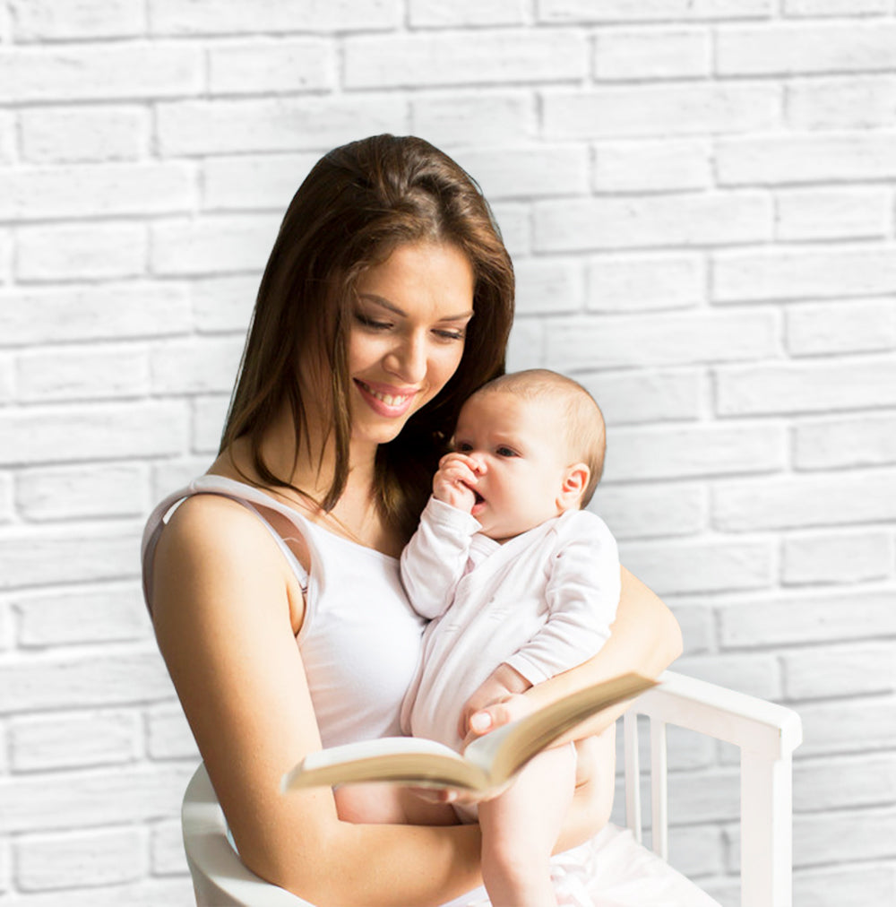 Toile de fond pliable Gris clair/Blanc Mur de briques double face 5x6.5ft (1.5×2M) M12-78