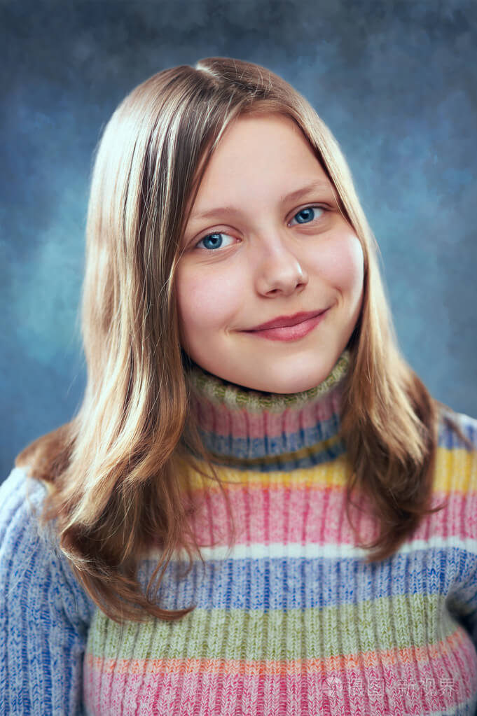 Toile de Fond de Photographie de Portrait Abstrait Bleu M5-100