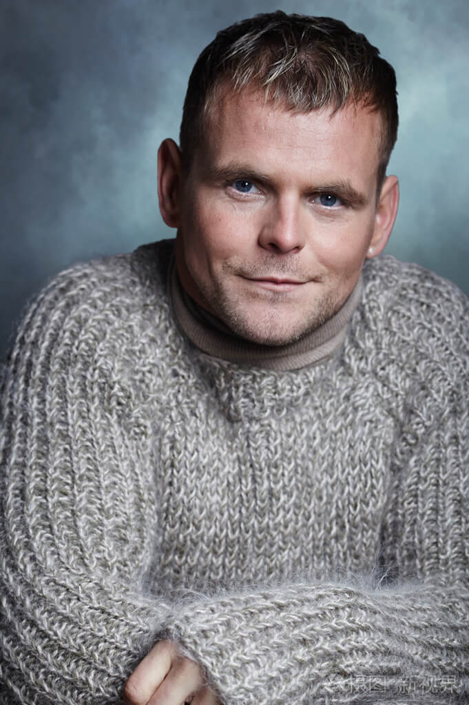 Toile de Fond de Photographie de Portrait Abstrait Bleu M5-100