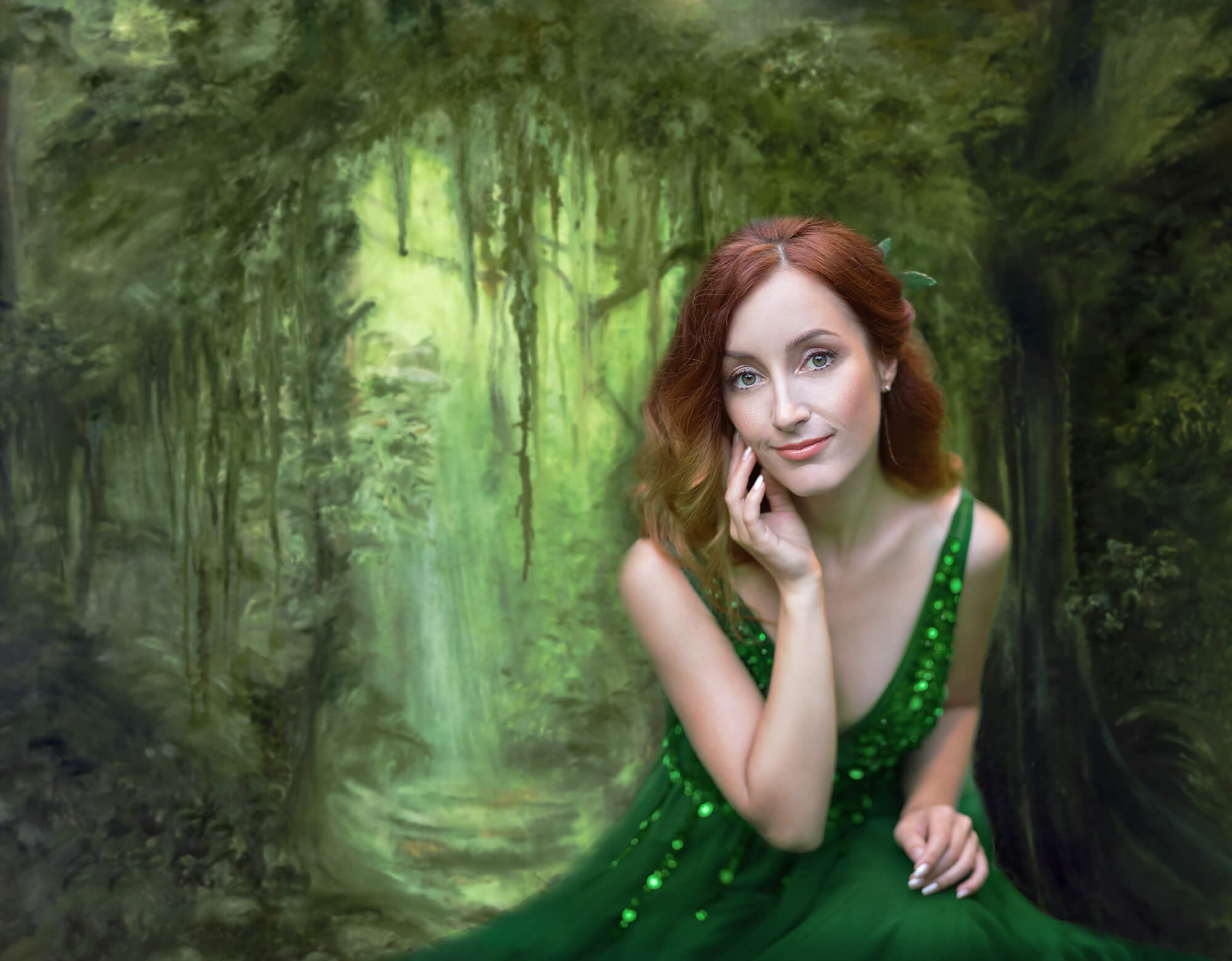 Art Peinture Jungle Photo Booth Toile de Fond M5-102