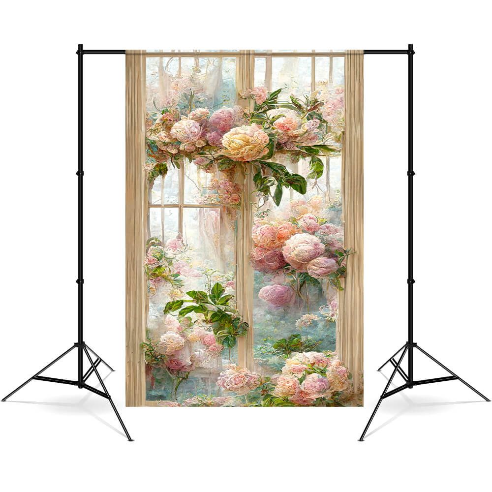 Peinture à L'huile Fleurs Fine Art Toile de Fond M5-148