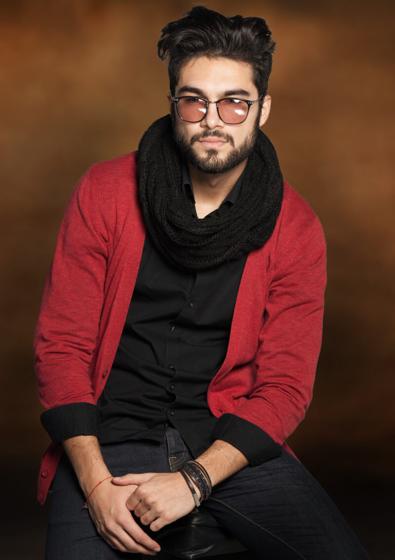 Toile de Fond de Photographie Abstraite Marron Vintage M5-19