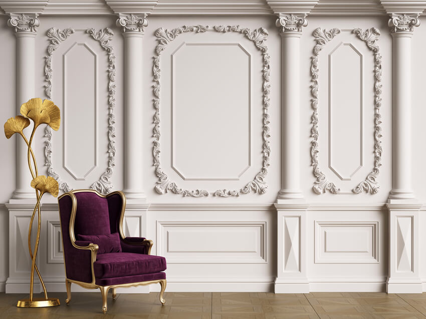 Toile de Fond pour Photomaton Mural Chic Vintage M5-32