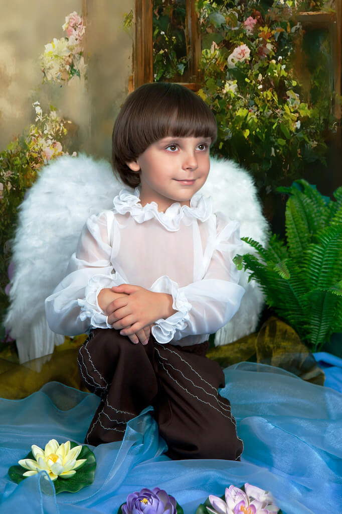 Toile de Fond de Fleurs de Fenêtre en Bois Vintage M5-46