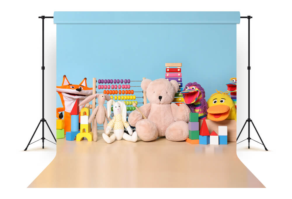 Jouets Abacus Décor Retour à la Toile de Fond de L'école M5-90