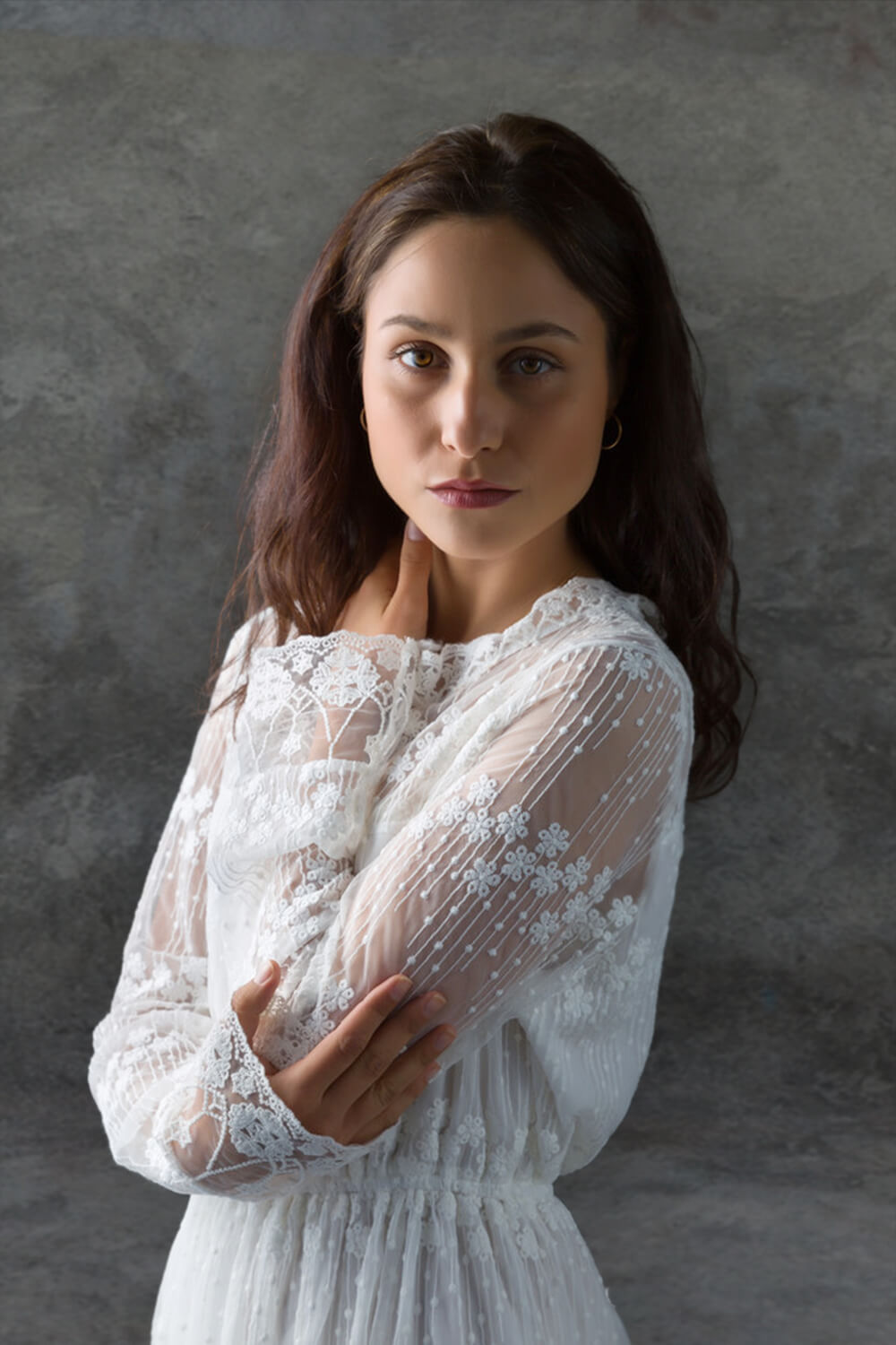 Toile de Fond Texturée Abstraite de Mur de Béton Vintage M6-158