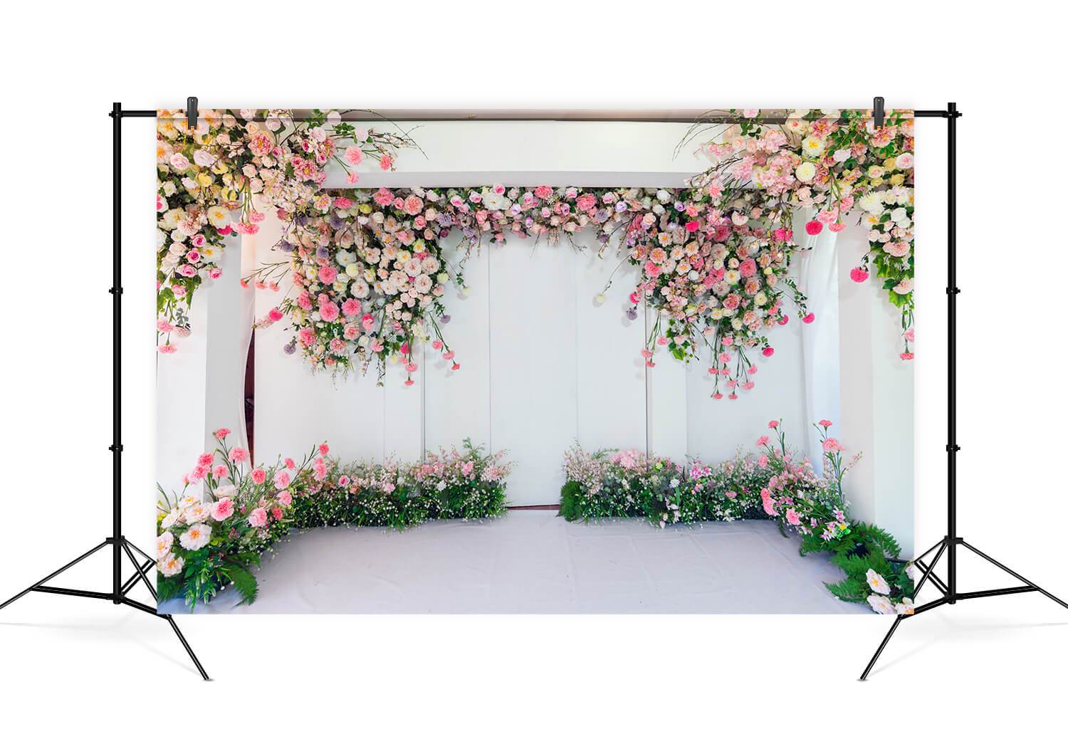 Bannière de Décoration de Fête de Toile de Fond de Mariage M6-27