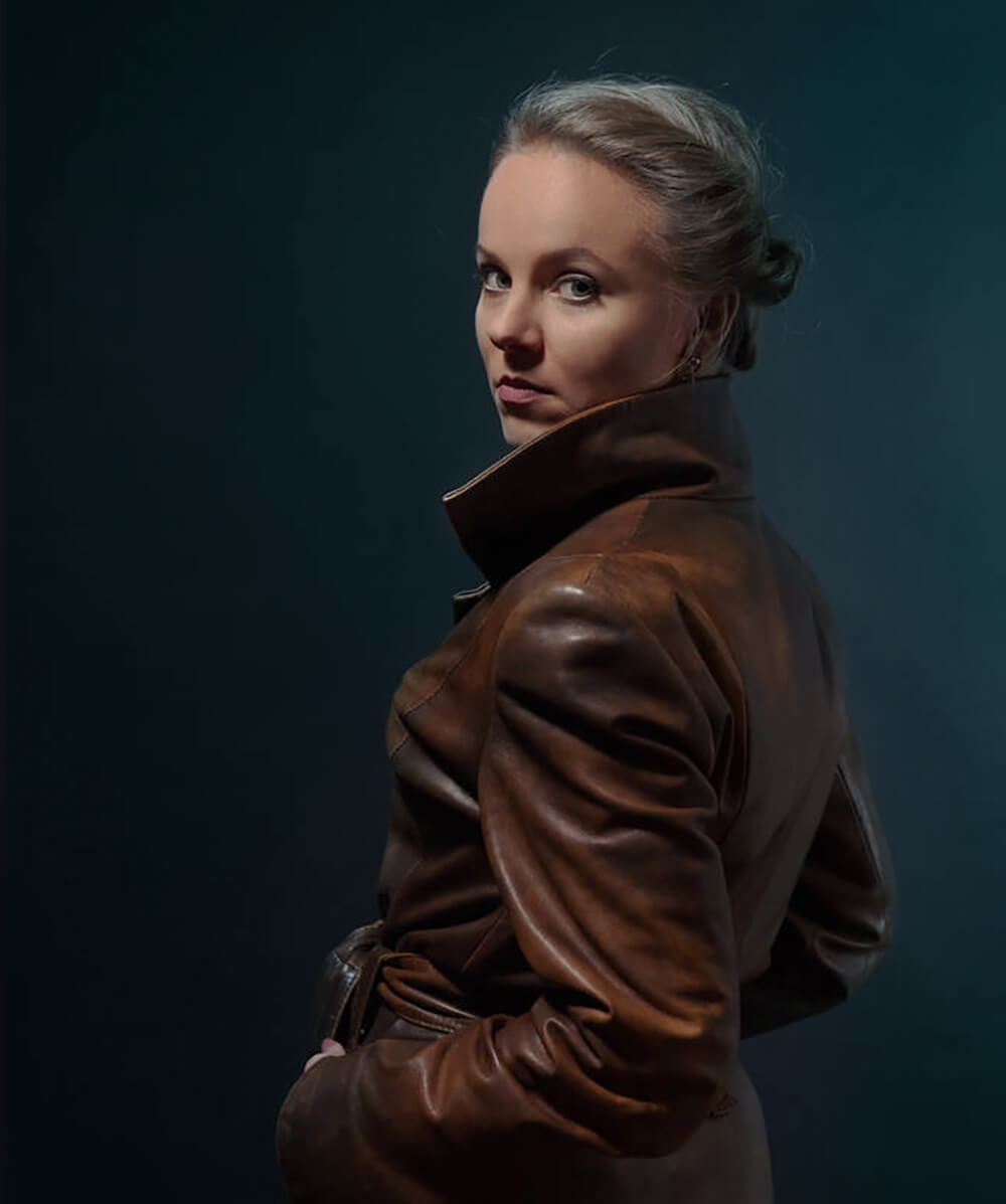 Toile de Fond de Photographie Abstraite Dégradé Bleu M7-56