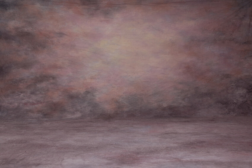 Toile de Fond de Photographie de Portrait Abstrait Rouge Rouille M7-72