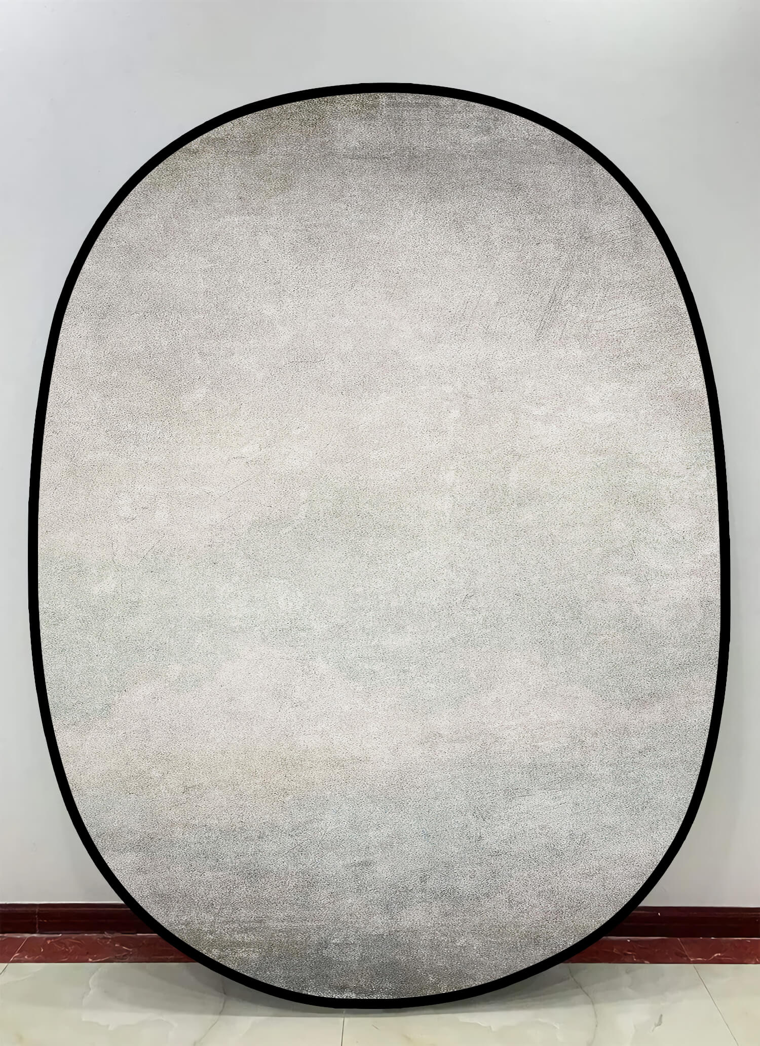 Toile de fond pliable gris abstrait/bleu abstrait double face 1.5x2m M9-01