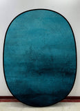 Toile de fond pliable double face abstraite bleue/texture rouillée 1.5x2m M9-03